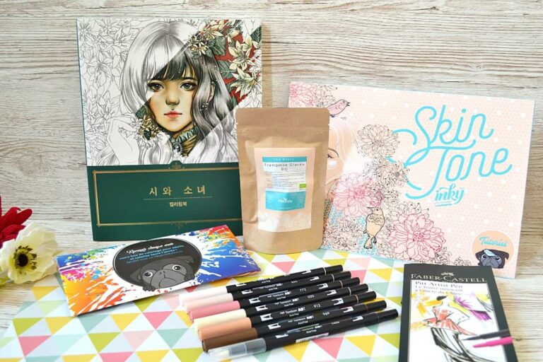 Inkybox juillet 2018 source : la box du mois